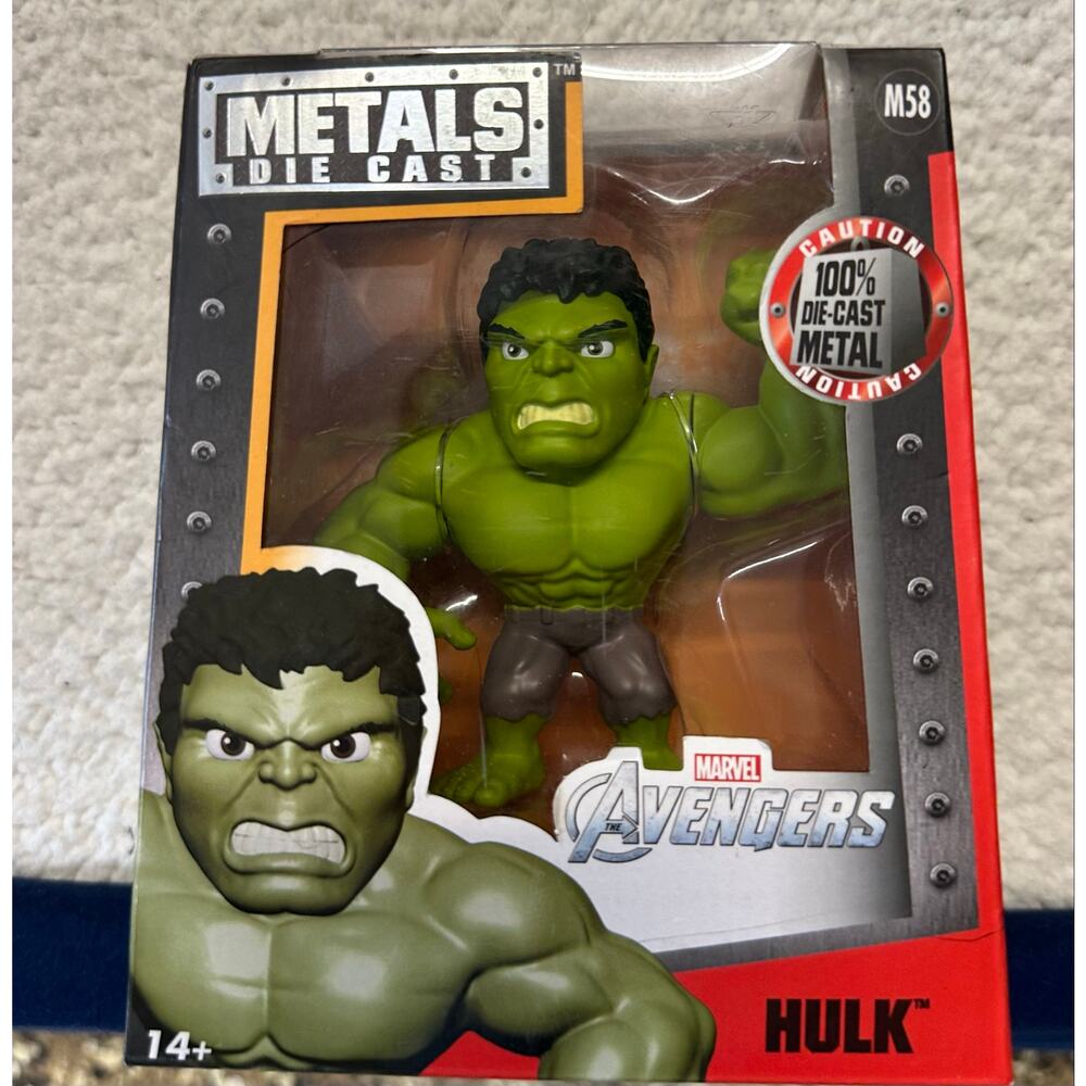New Jada Metals Die Cast Marvel Avengers Age Of Ultron HULK M63 6" Figure Sealed